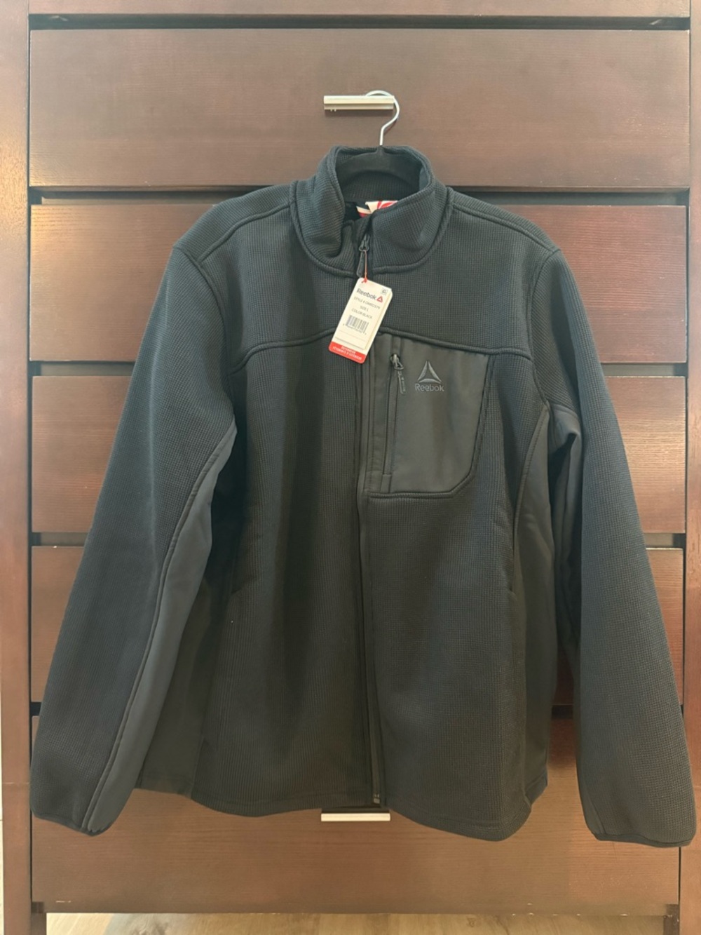 Reebok Men's Textured Fleece Jacket